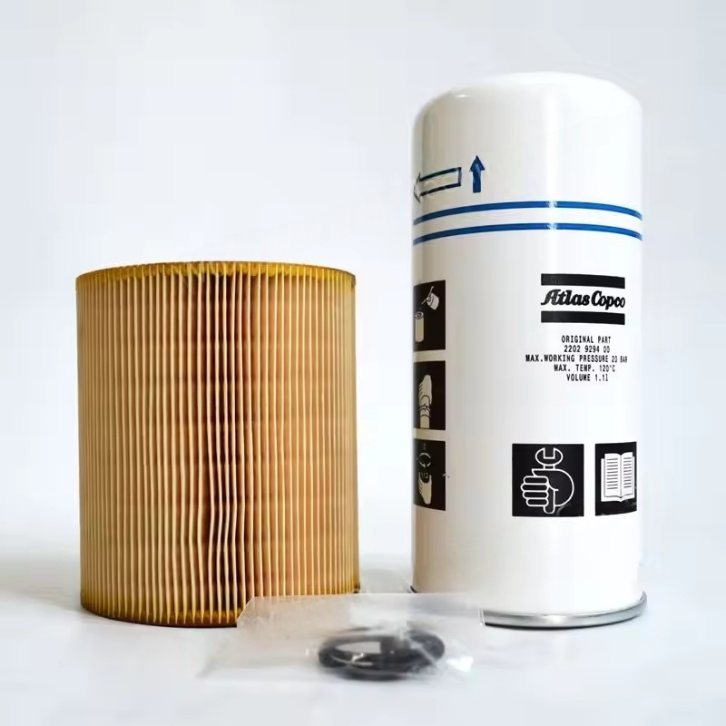2901200610 „Atlas COPCO“ rinkinio filtrų separatorius aliejui įpurškiamo varžto kompresoriaus originalas
