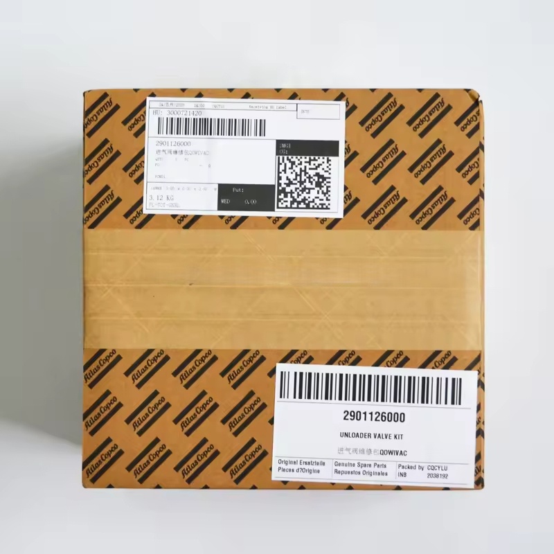 2901126000 „Atlas Copco Unloader Valve Kit“ nemokamas slinkties ir „Wis“ kompresorių