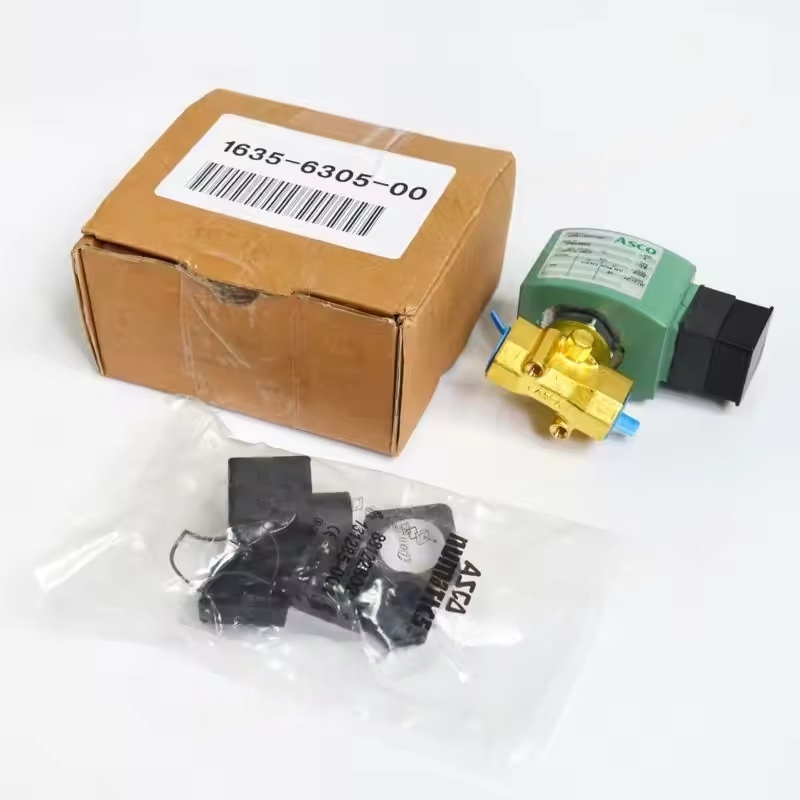 „Atlas Copco“ atsarginės dalys 1635630500 Metalo oro kompresoriaus solenoidinis vožtuvas