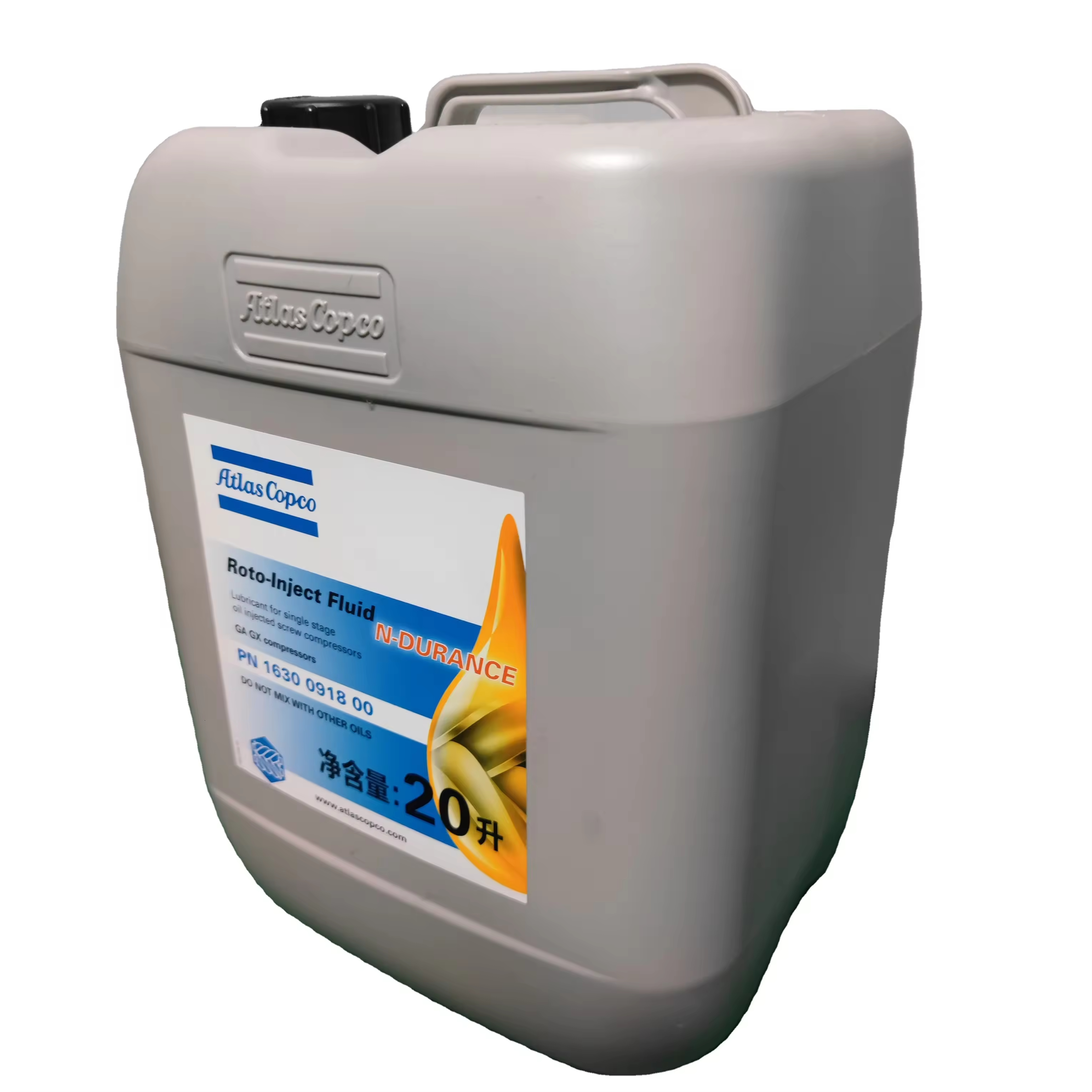 1630091800 „Atlas Copco Lubricant“, skirtas vienos scenos įšvirkščiamiems varžtų kompresoriams GA GX kompresoriams