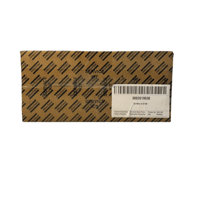 3002619030 „Atlas Copco“ oro kompresoriaus alyvos filtras X2 rinkinys 8K tikrasis