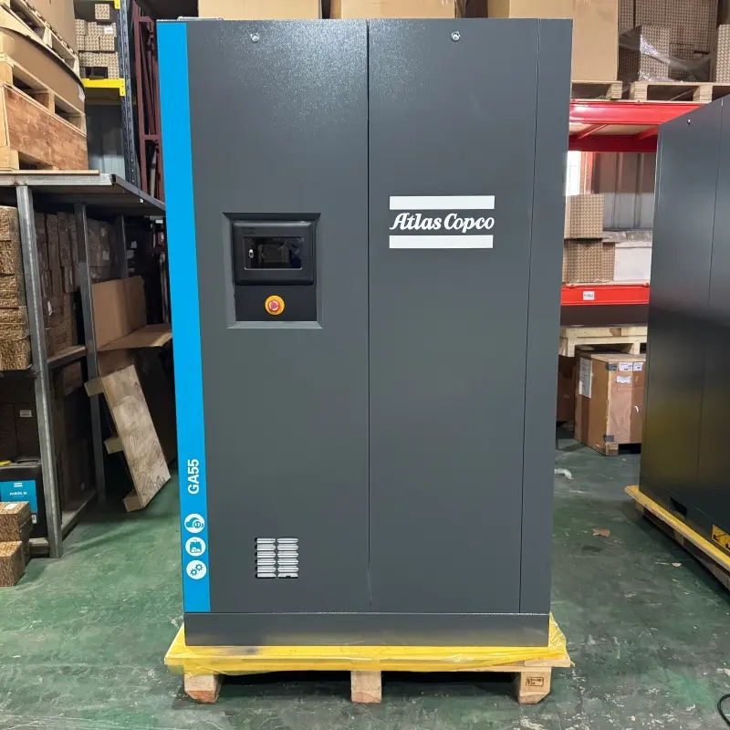 Originalus Atlas Copco GA55 55kW 75AG alyvos įpurškiamas sraigtinis oro kompresorius