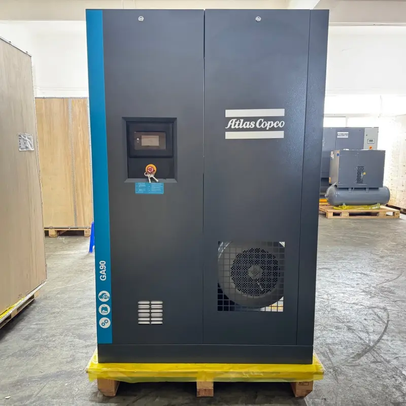 Originalus Atlas Copco GA90 90 kW 125 AG alyvos įpurškiamas sukamasis sraigtinis kompresorius