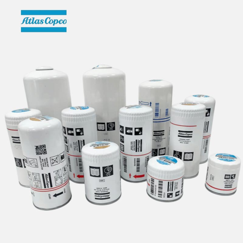 Atlas Copco atsarginės dalys Originalios originalios 161487499 1614874700 alyvos filtras pramoniniam oro kompresoriui