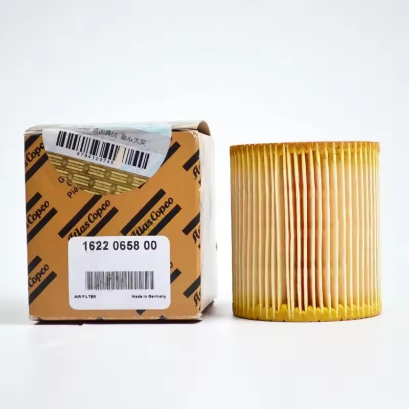 Tikroji 1622065800 „Atlas Copco“ oro kompresoriaus dalių oro filtras